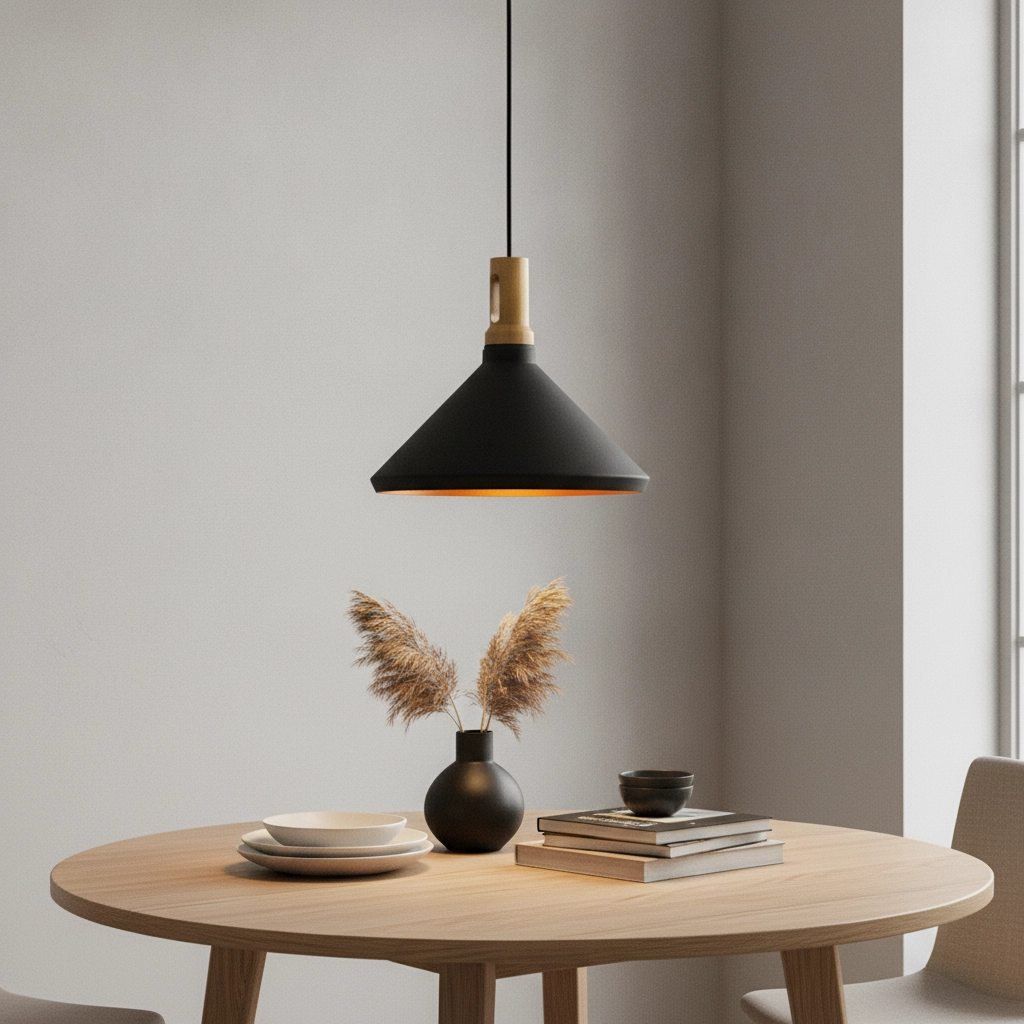 Strakke hanglamp Cornet Ø 41cm