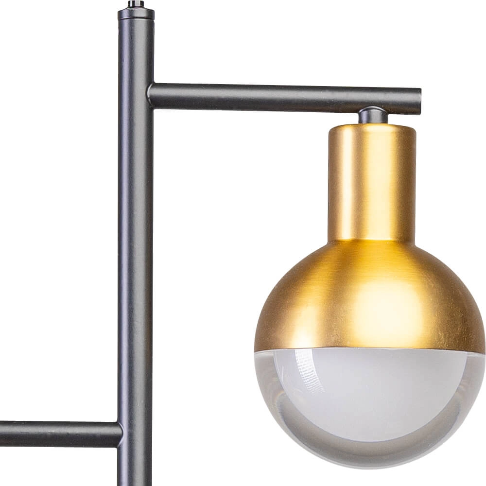 Zwart gouden vloerlamp Drop ETH 8720195306535