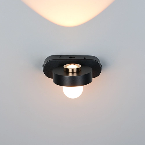 Wandlamp Arpino zwart 15cm Trio 4017807683639
