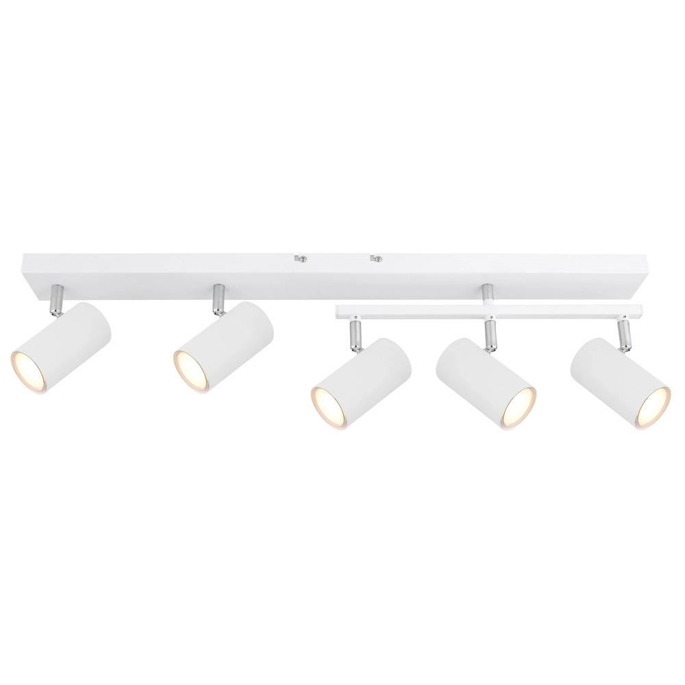 Plafondlamp 5-lichts Robby wit Globo 9007371430581