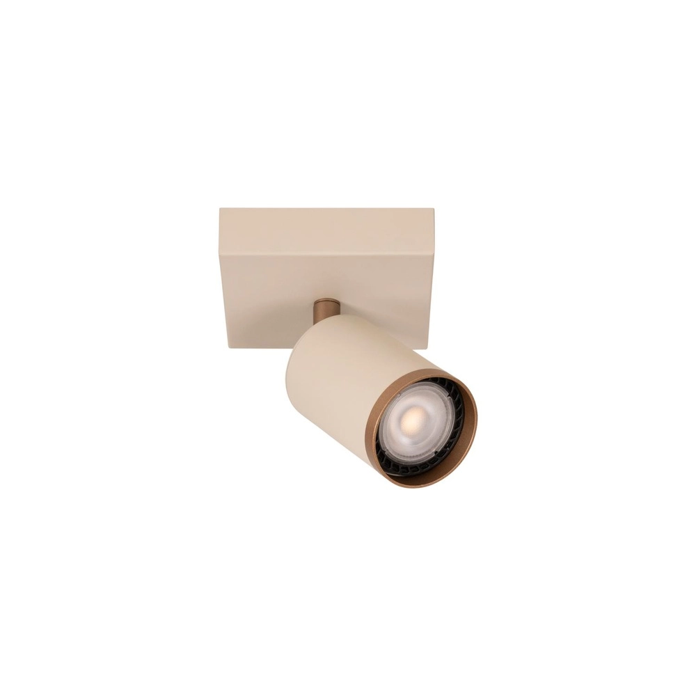 Plafondspot Regina taupe met koffie bruin