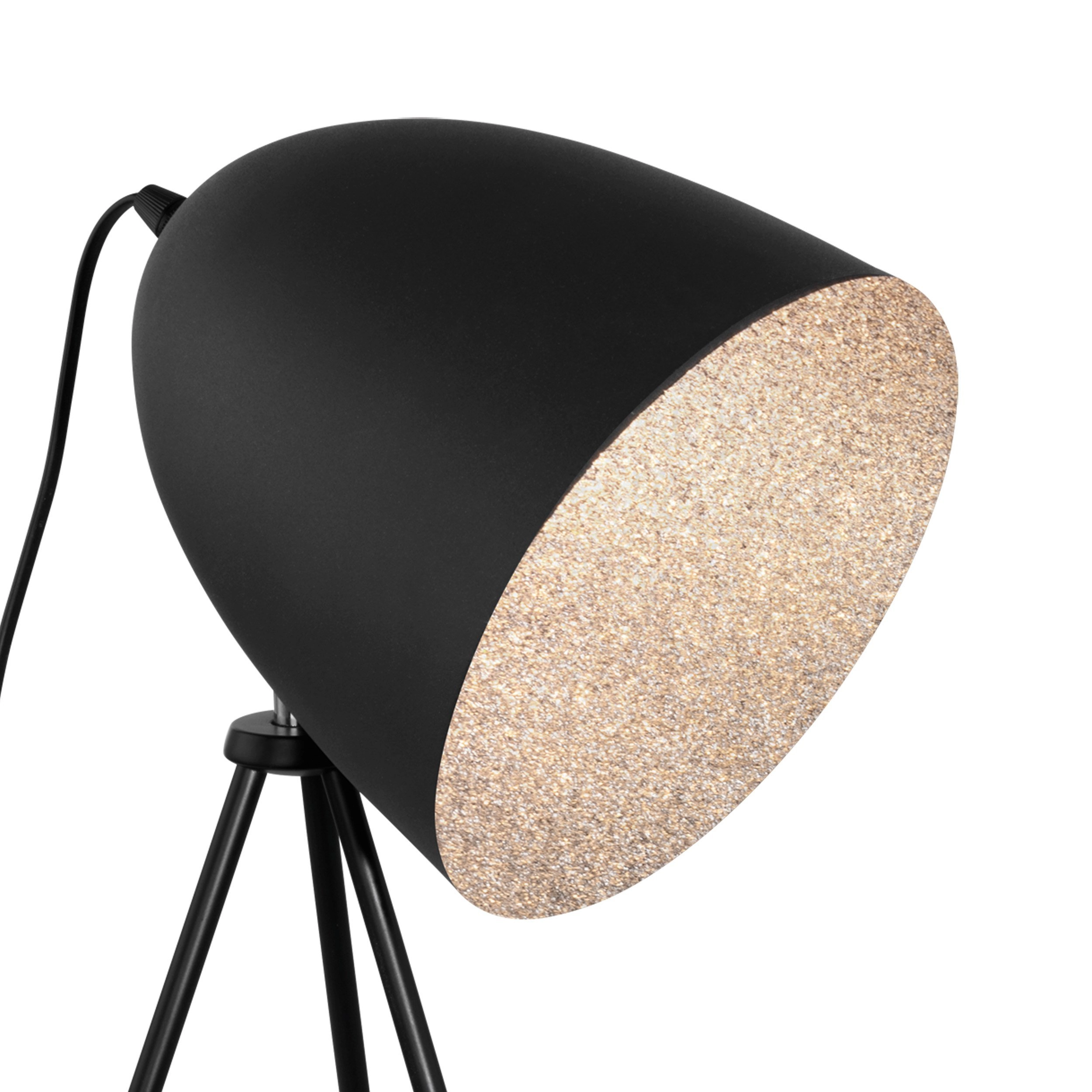 Tripod vloerlamp Mareperla zwart Stars of Light 9002759394981