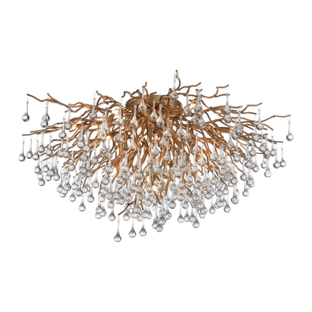 Kroonluchter Icicle messing 100cm Paul Neuhaus 4012248352106