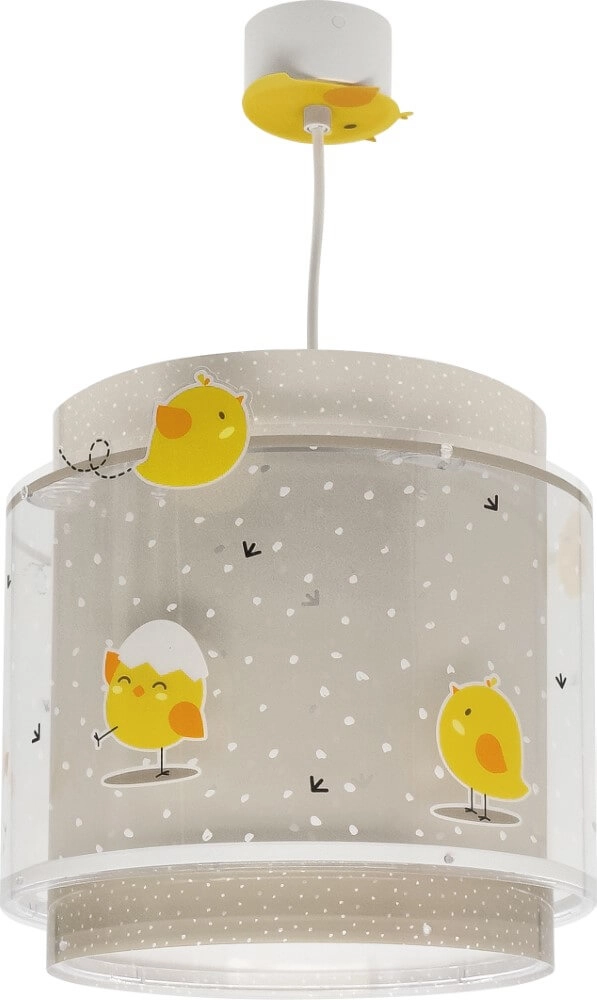 Taupe kinderkamer hanglamp Baby Chicken Dalber 8420406768724