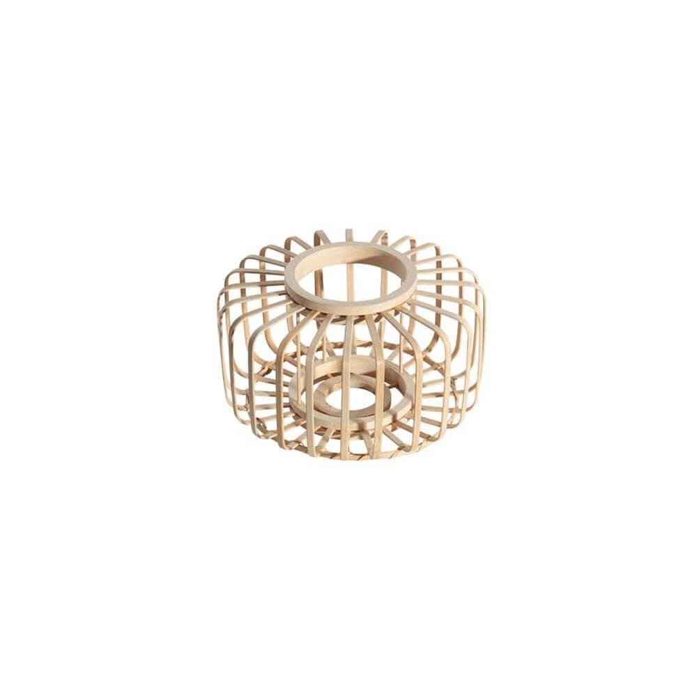 Bamboe vloerlamp Sparkled Light met zwart Steinhauer 8712746176803