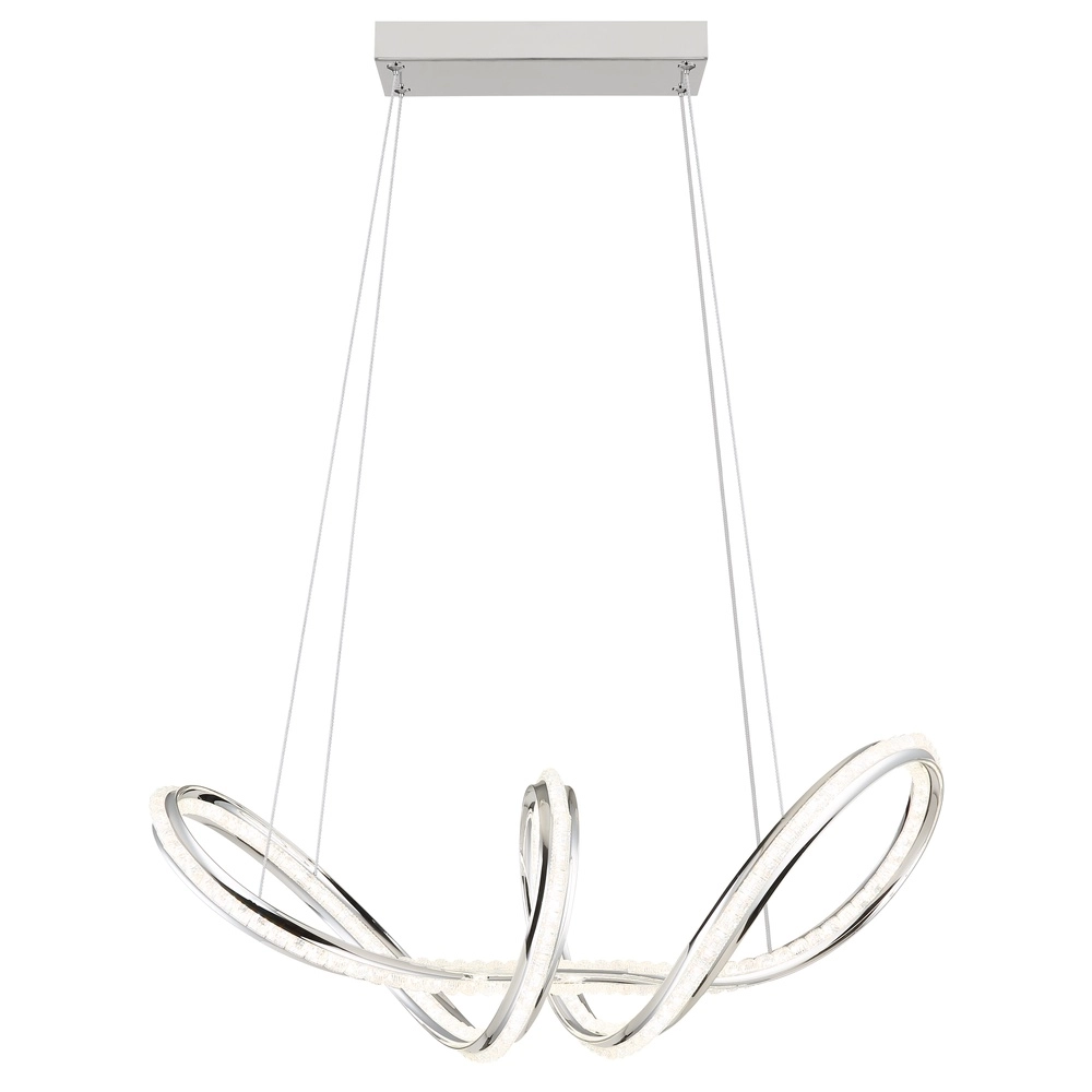 Moderne hanglamp Evangeline chroom Globo 9007371583201