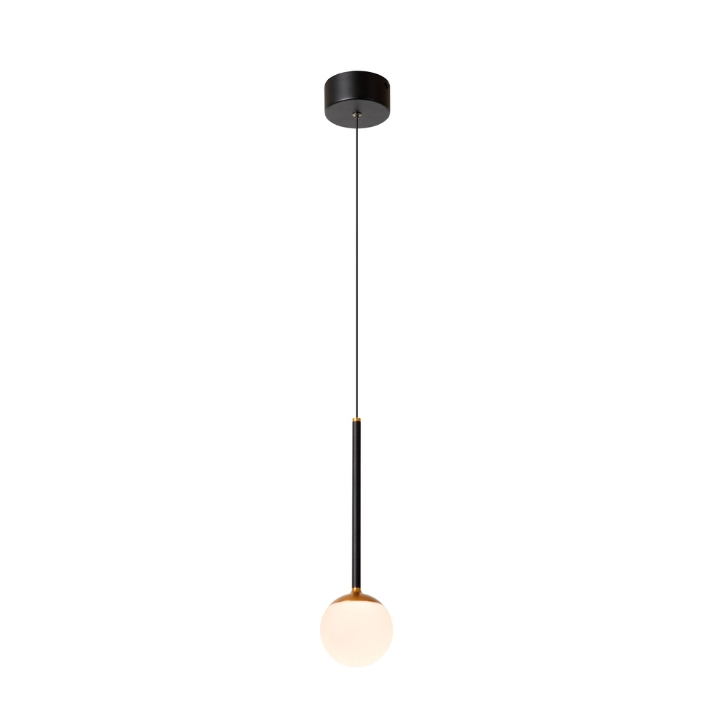 Hanglamp Calina enkel met witte bol