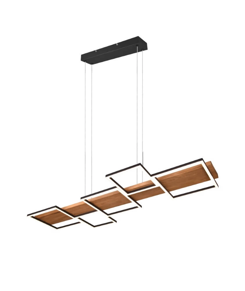 Houten led hanglamp Harper