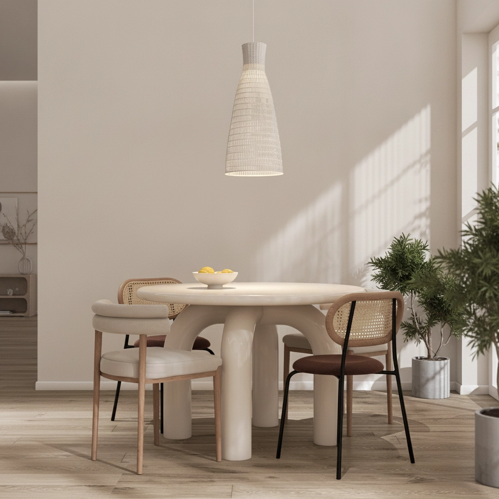 Witte hanglamp Niro Ø 35cm