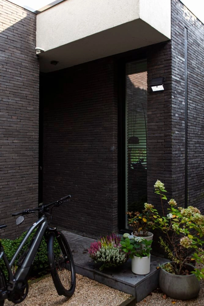 Black wall lamp Tuda solar single Lutec 6939412013626