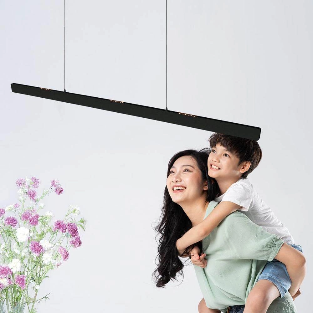 Design hanglamp Fluxy 160cm zwart Steinhauer 8712746177855