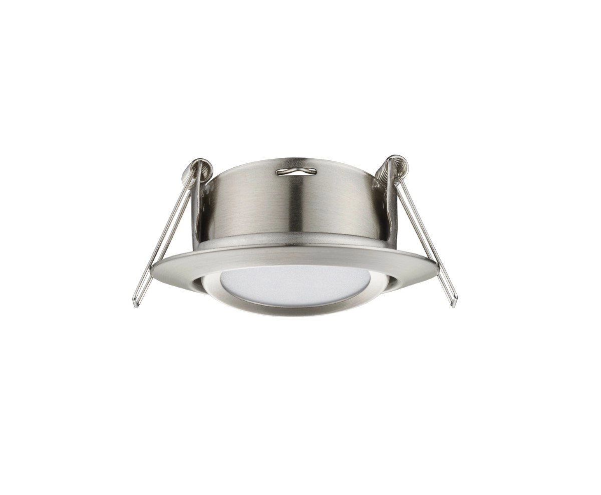 LED inbouwspot Rila 5w - 3000K - 8,2cm metaalgrijs Trio 4017807376470