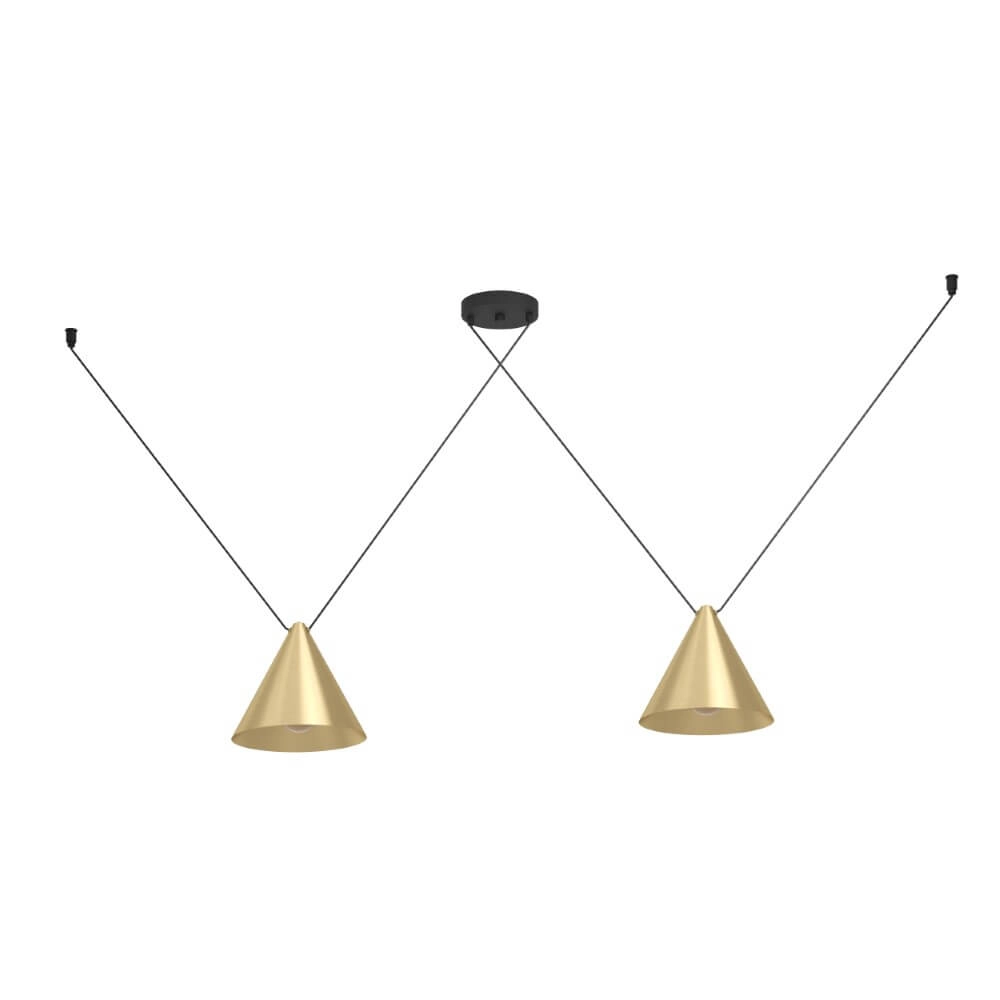 Gouden hanglamp Narices 1