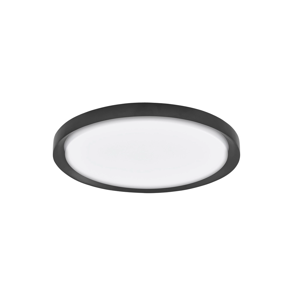 Plafonniere Troy zwart Ø 46cm Lyora 5212017425799