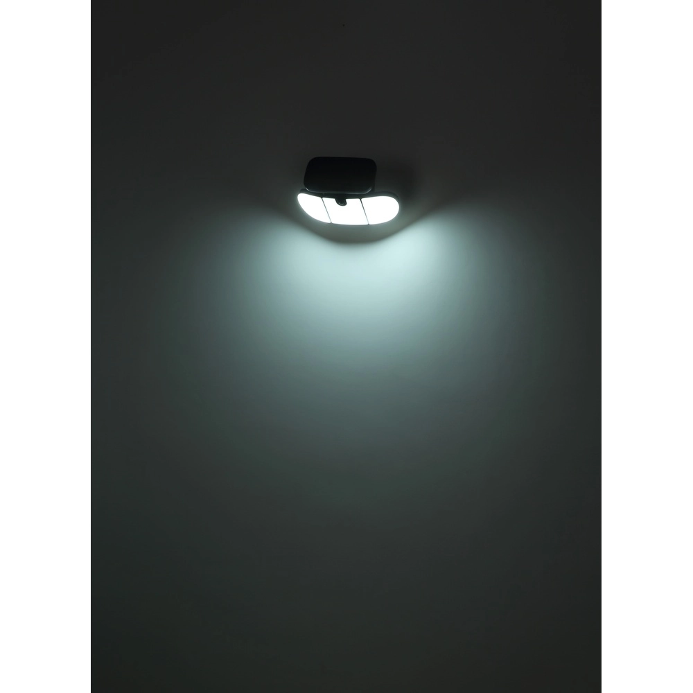 Zwarte wandlamp Torqen solar Globo 9007371459063
