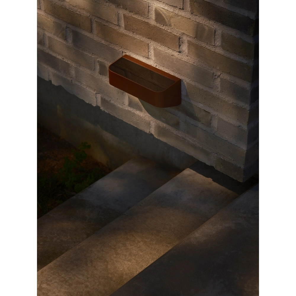 Roestbruine Marcellio Solar  lamp met sensor Nordlux 5704924025587