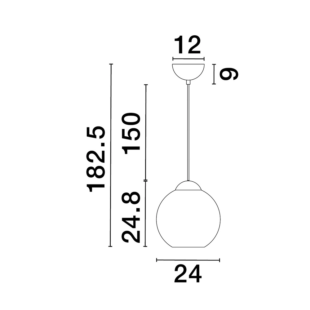 Design hanglamp Midori smoke glas Lyora 5212017434265