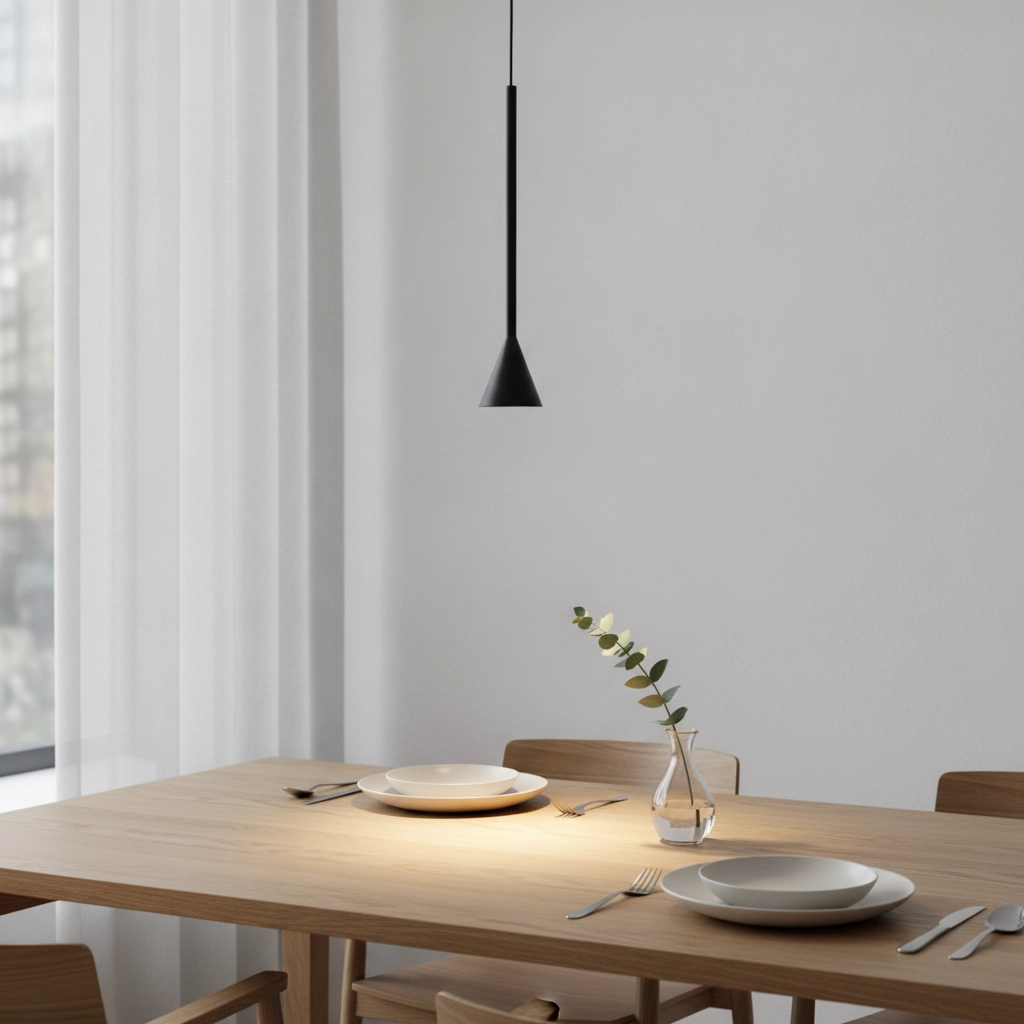 Hanglamp Net enkel zwart