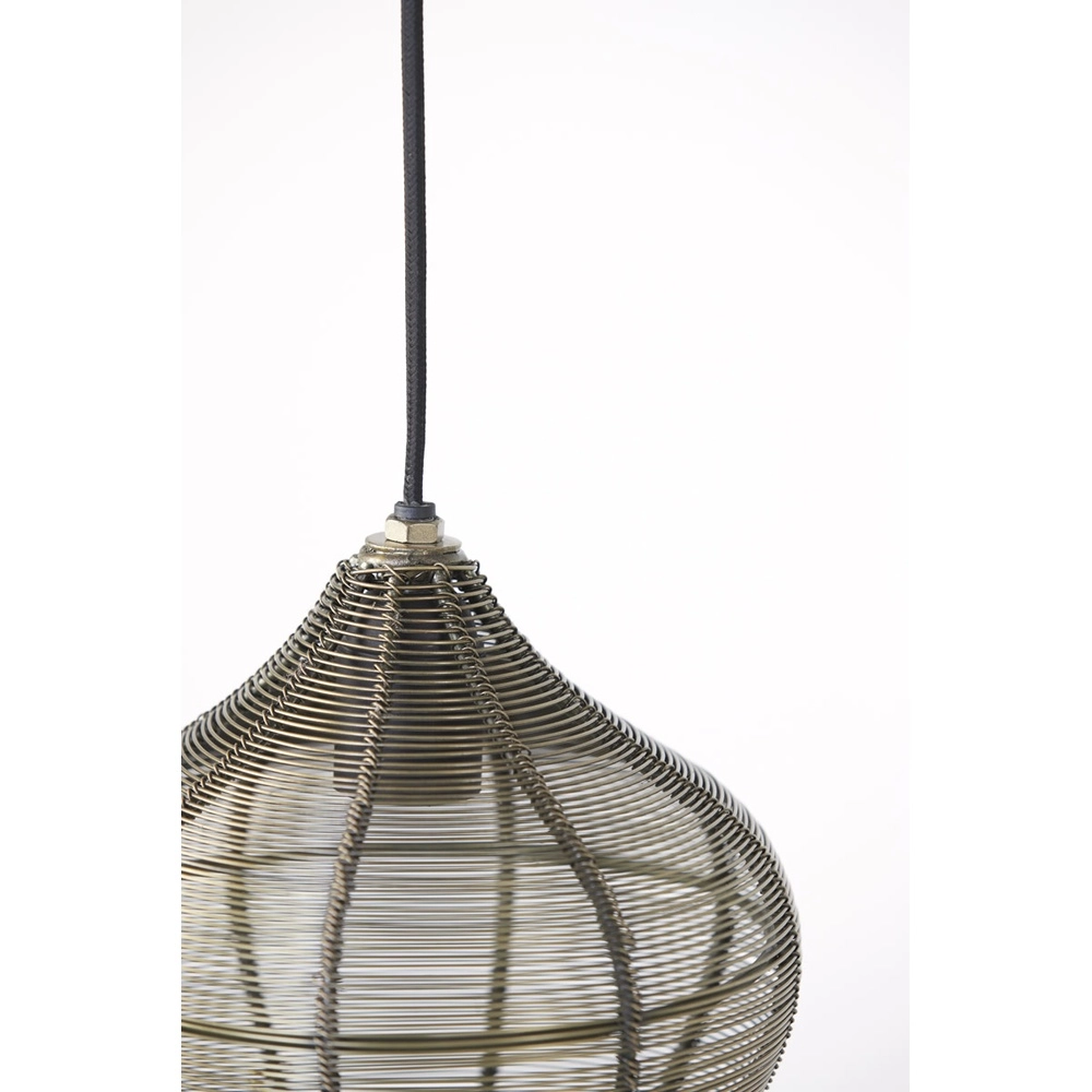 Hanglamp Alvaro brons Ø 27cm Light & Living 8717807634094