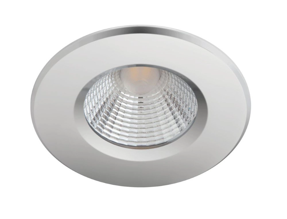 set van 3 inbouwspots Dive 3x6w - 2700K - 8,5cm chroom Philips 8718699789671