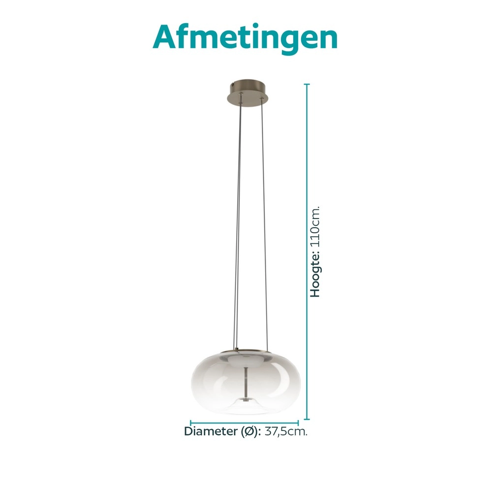 Unieke hanglamp Optica 1 brons Eglo 9008606391035