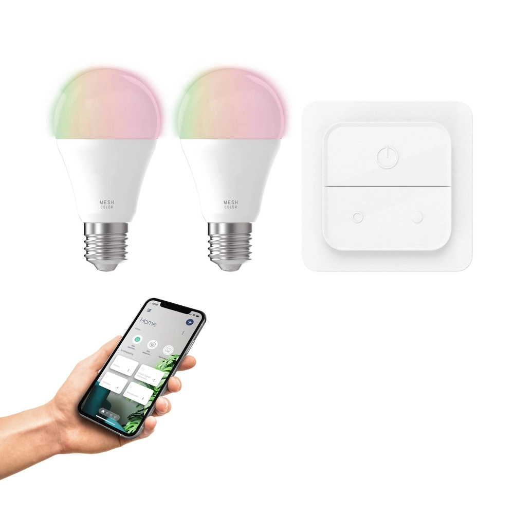 Set van 2 led Zigbee E27 4,5W - 400lm - 2700-6500K - A60