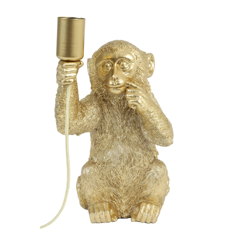 Tafellamp aapje Monkey goud