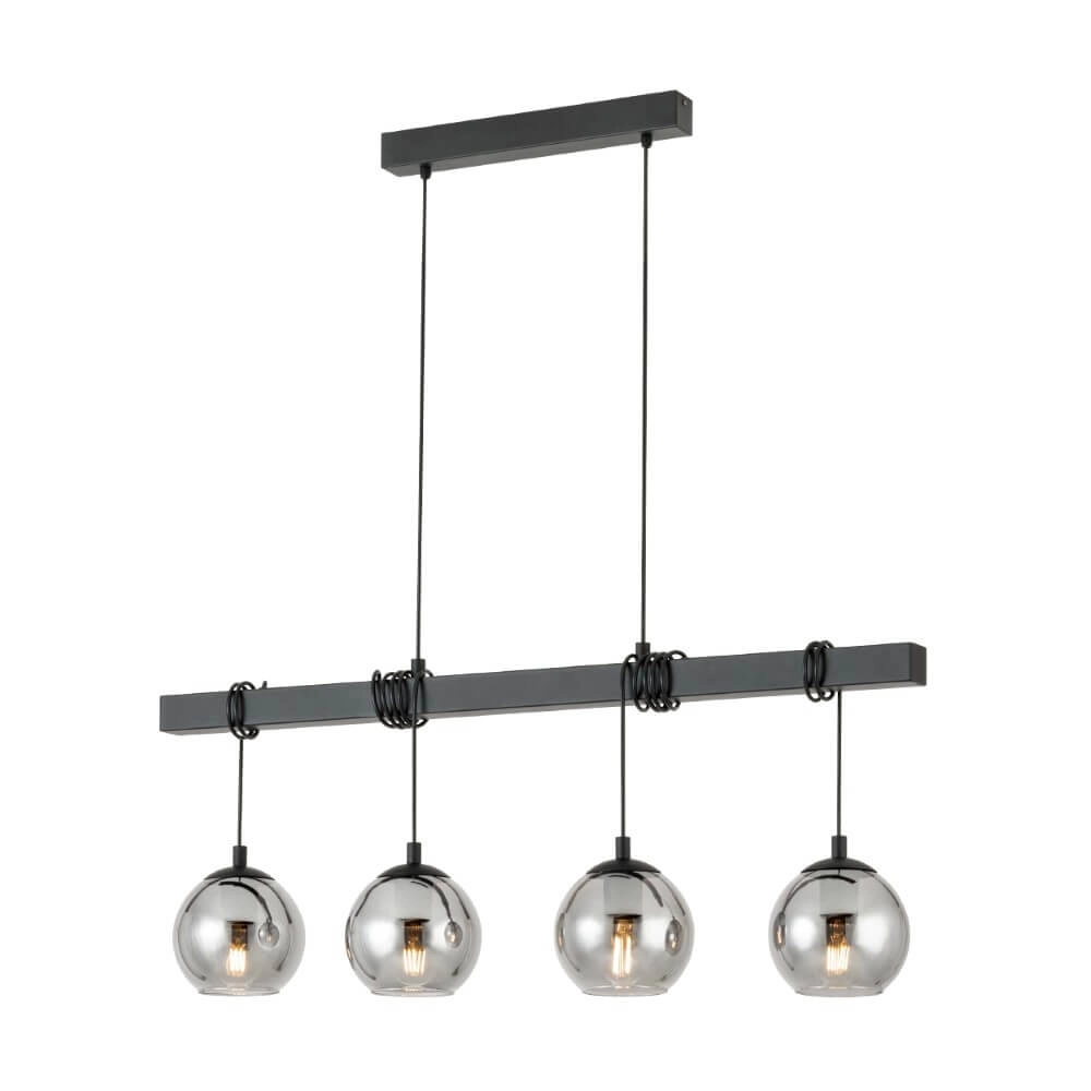 Eettafel hanglamp Argallo 4-lichts