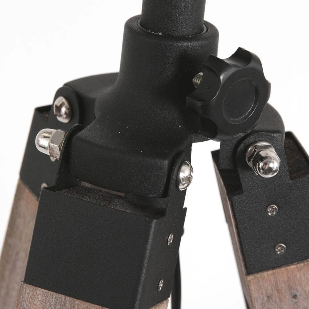 Tripod vloerlamp Triek met bamboe kap Steinhauer 8712746176087