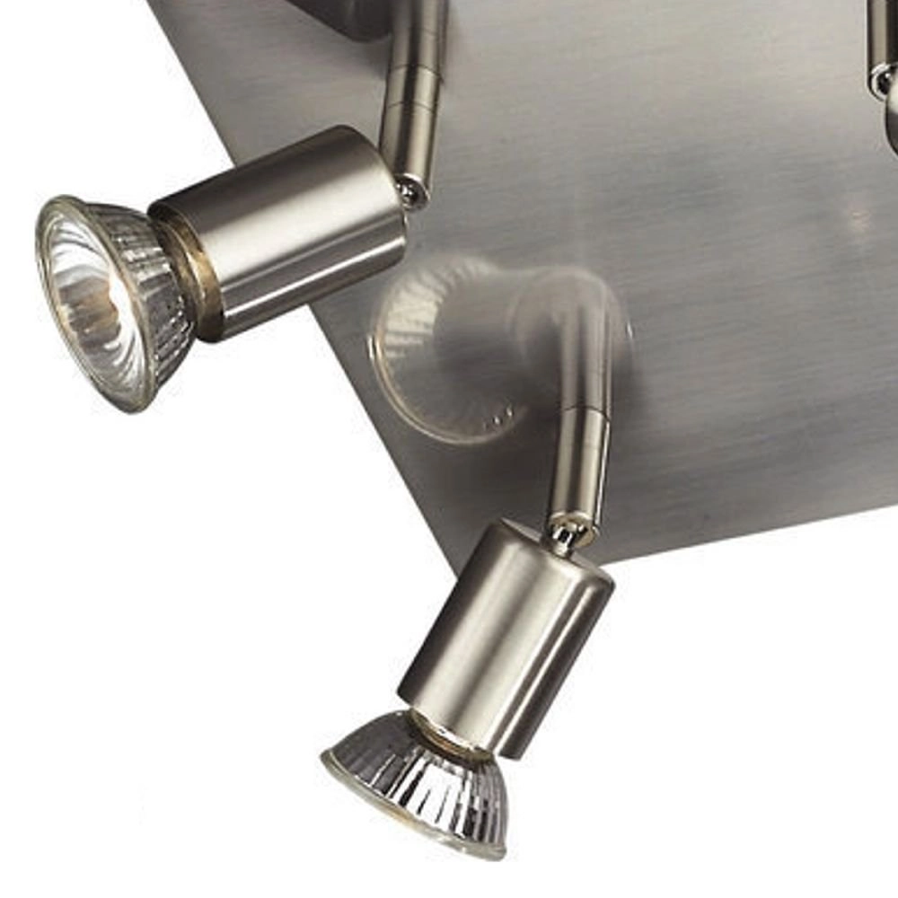 Plafondspot Carrea 4-lichts rvs Philips 5413987234385