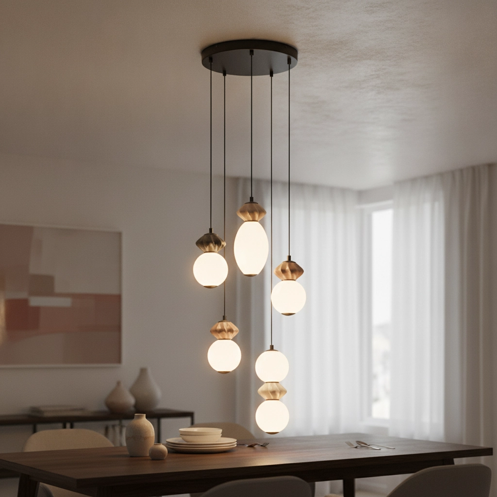 Hanglamp Pallina 5-lichts