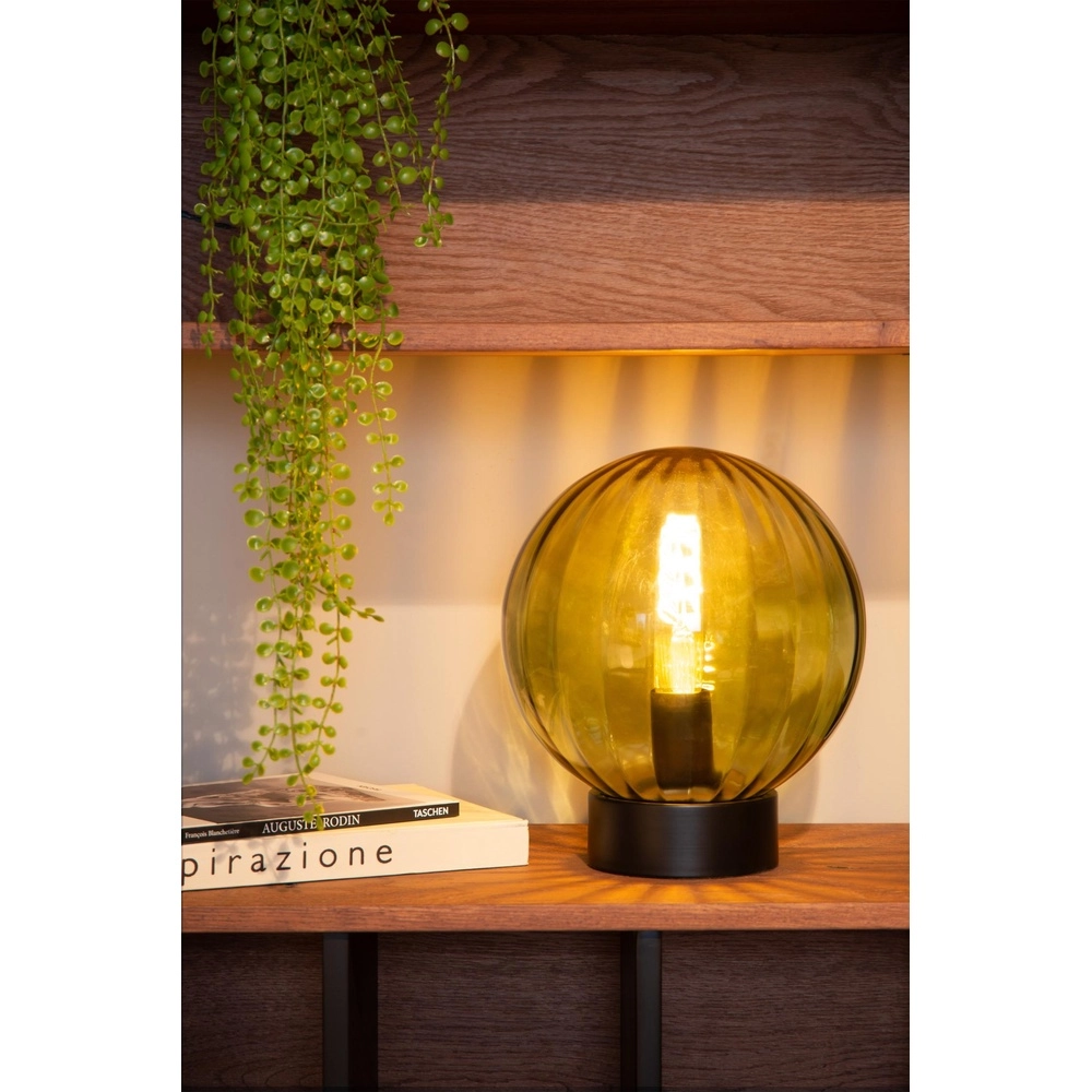 Tafellamp Monsaraz groen glas Lucide 5411212452436