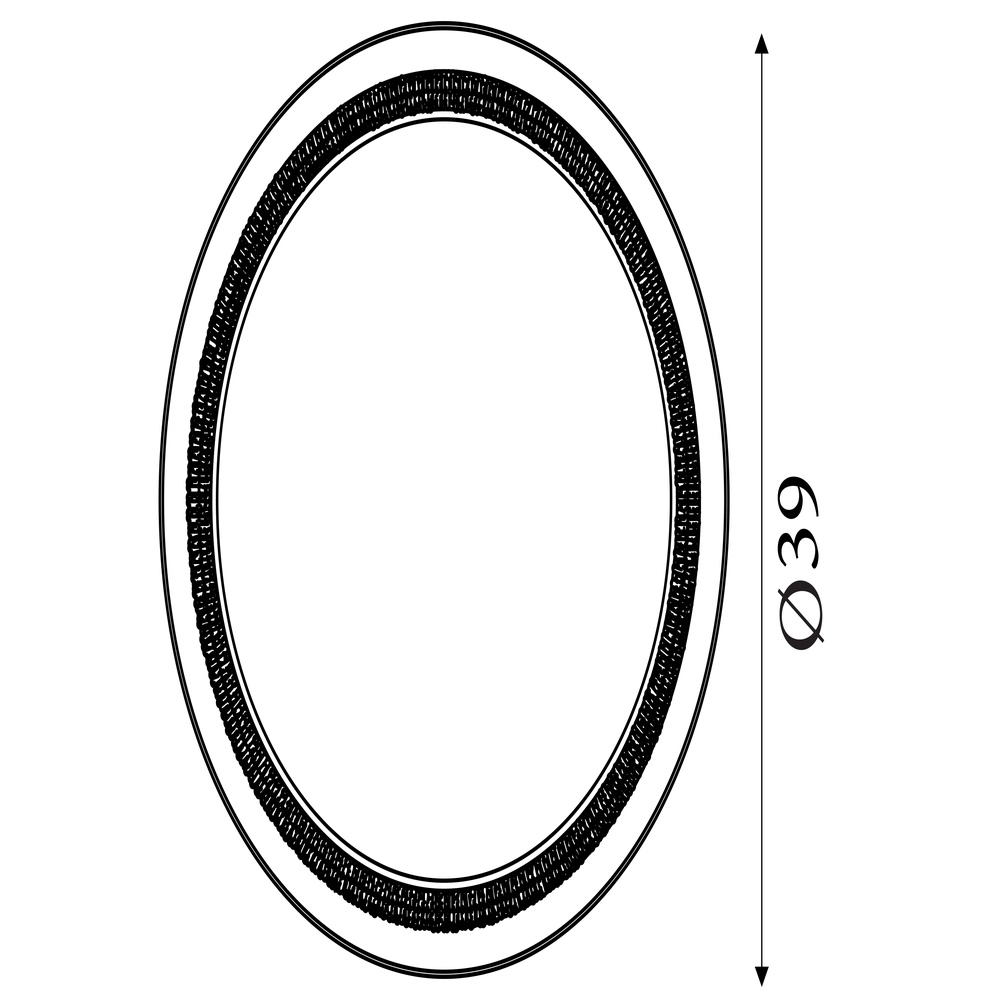 Plafonniere Saucer wit Searchlight 5053423299570