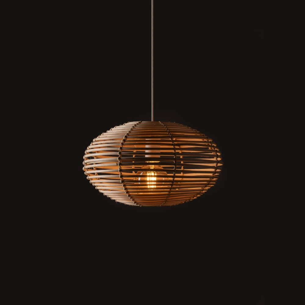 Natuurlijke hanglamp Rattan S Ø 40cm Lyora 5903139111539