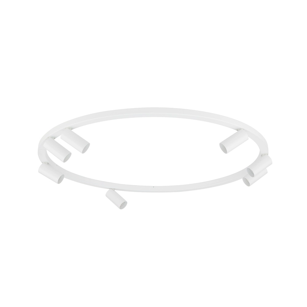 Cirkel opbouwspots Fourty 7x GU10 - wit Lyora 5903139119450