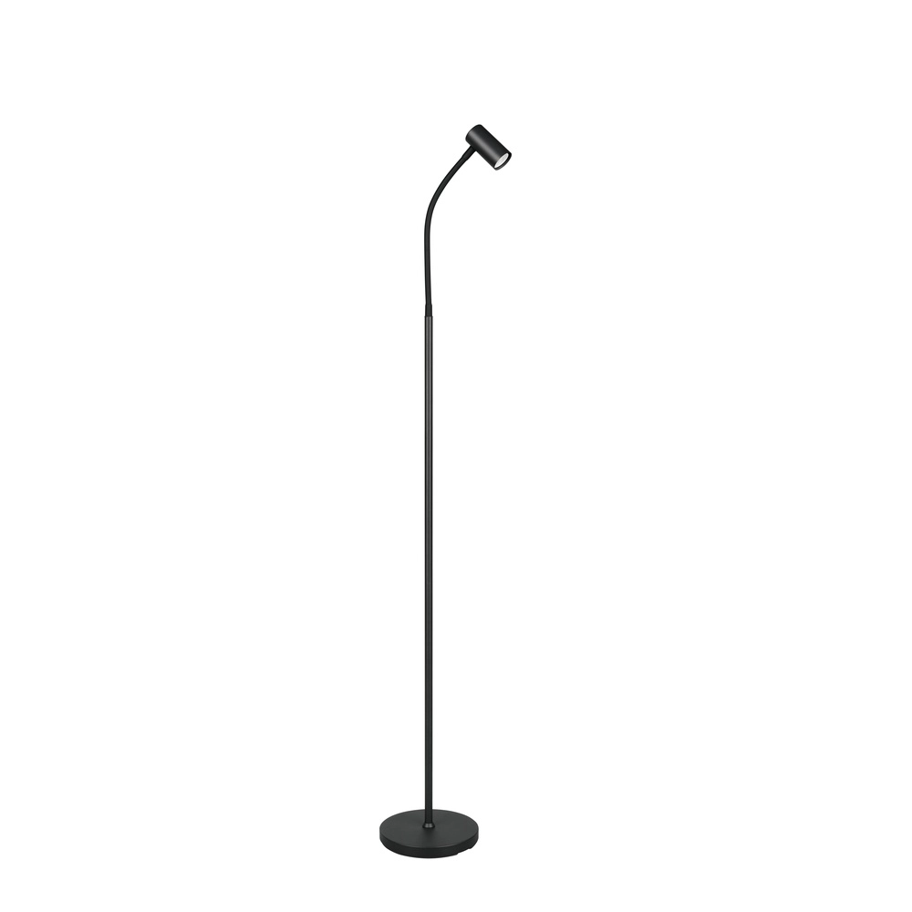 Design vloerlamp Taryn zwart Trio 4017807685756