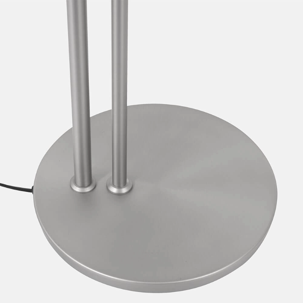 Led leeslamp 2-lichts Turound 40w - 2200-4000K - 187cm RVS helder glas Steinhauer 8712746134797