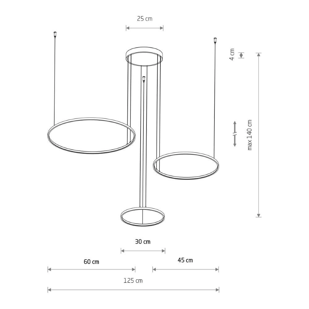 Design hanglamp Circolo LED olijfgroen Lyora 5903139113984
