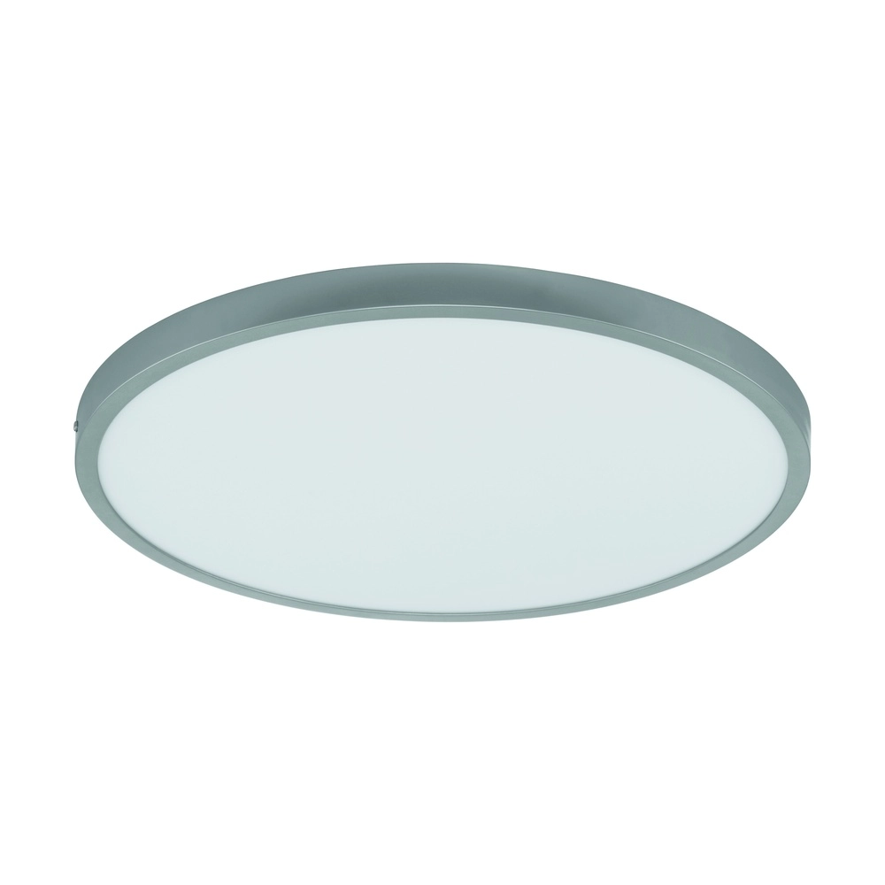 Plafonniere Fueva 1 zilvergrijs rond 4000K