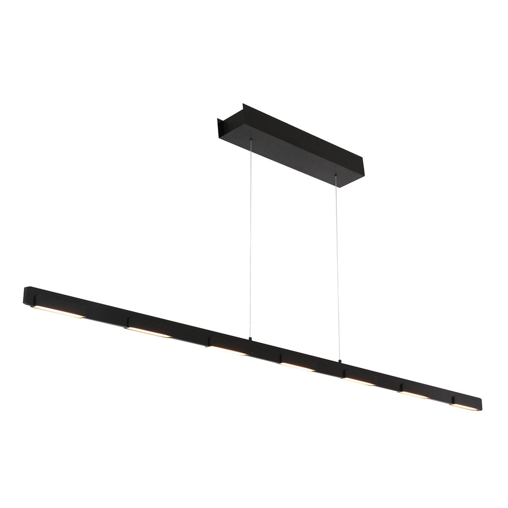 Strakke hanglamp Bloc zwart Steinhauer 8712746148275