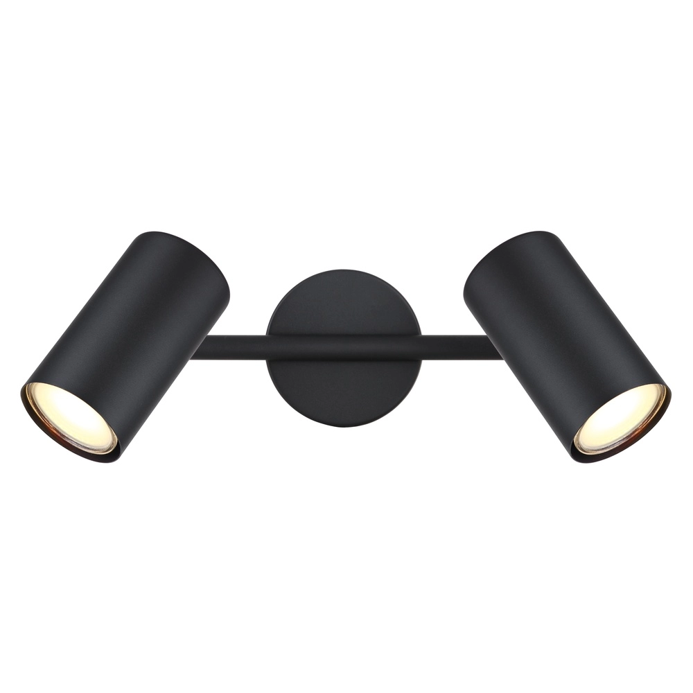 2-lichts plafondlamp Allvi zwart Globo 9007371445769