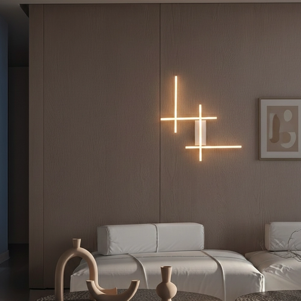 Wandlamp Apecho wit