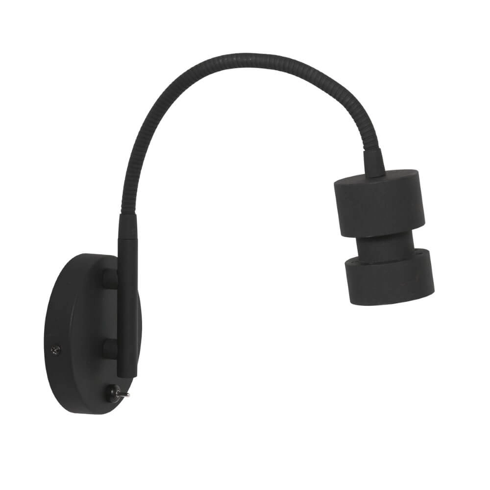 Vertelbaar leesspotje Natasja LED Zwart Steinhauer 8712746145434