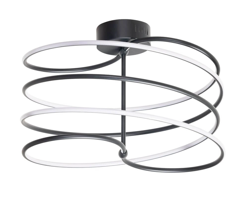 Design plafondlamp Slinger zwart