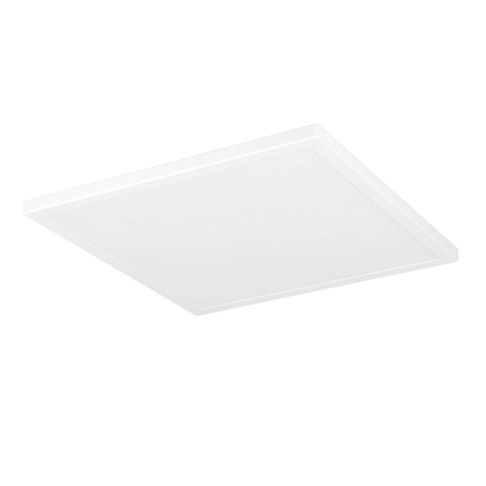Badkamer lamp met remote Rovito-R vierkant - wit - 39x39cm