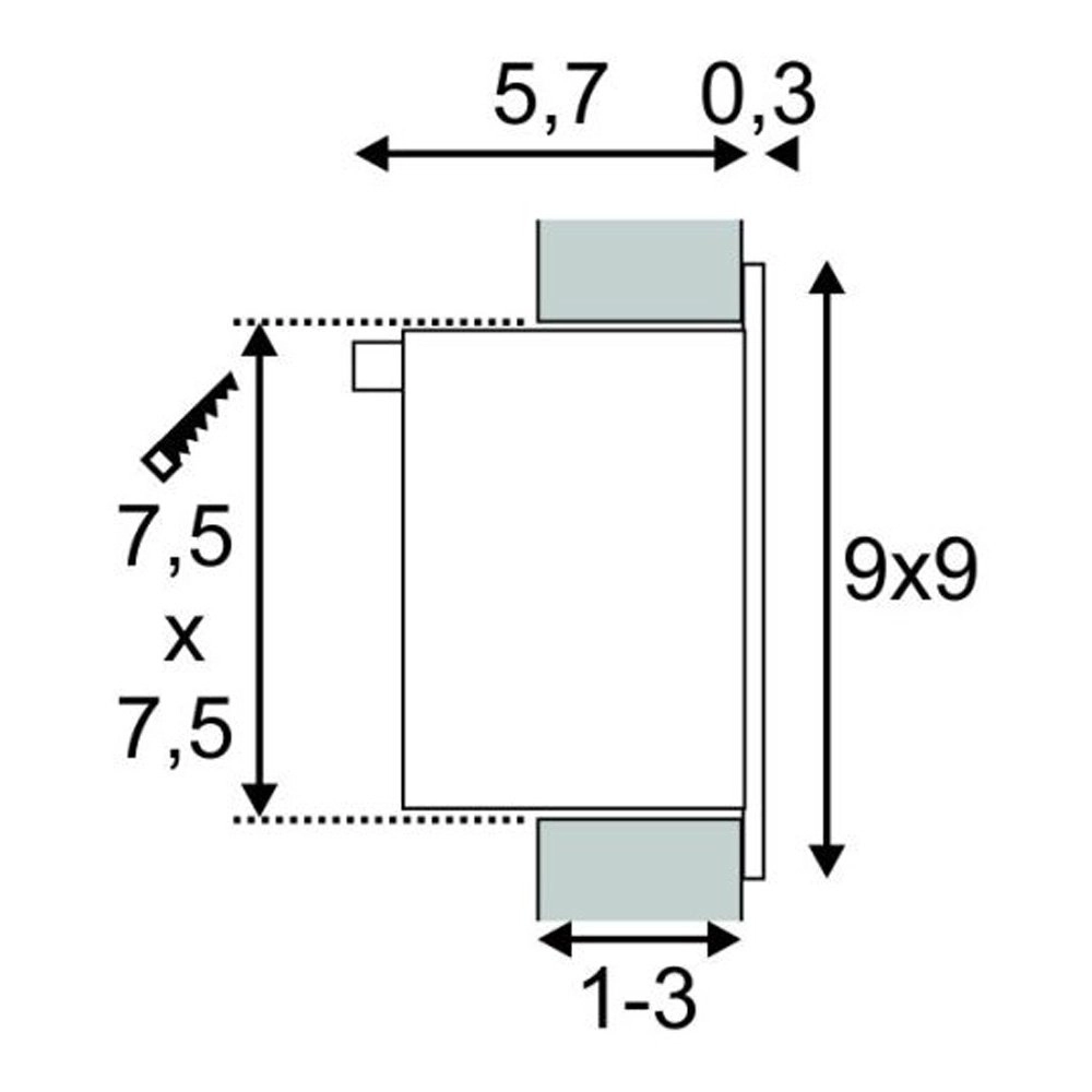 Ledlamp Frame Basic SLV 4024163112062
