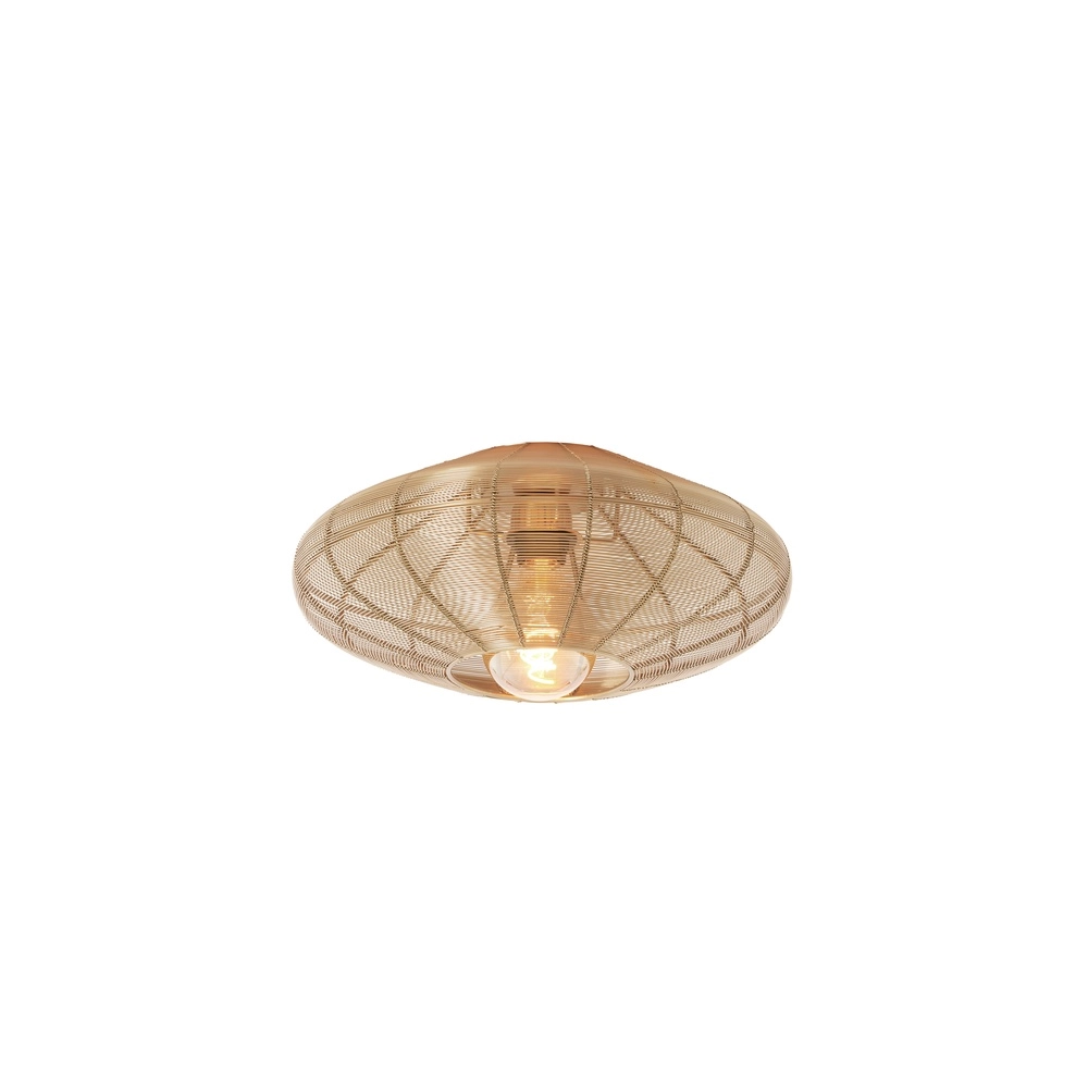 Metalen plafondlamp Bahoto Ø 40cm - licht goud Light & Living 8717807706036