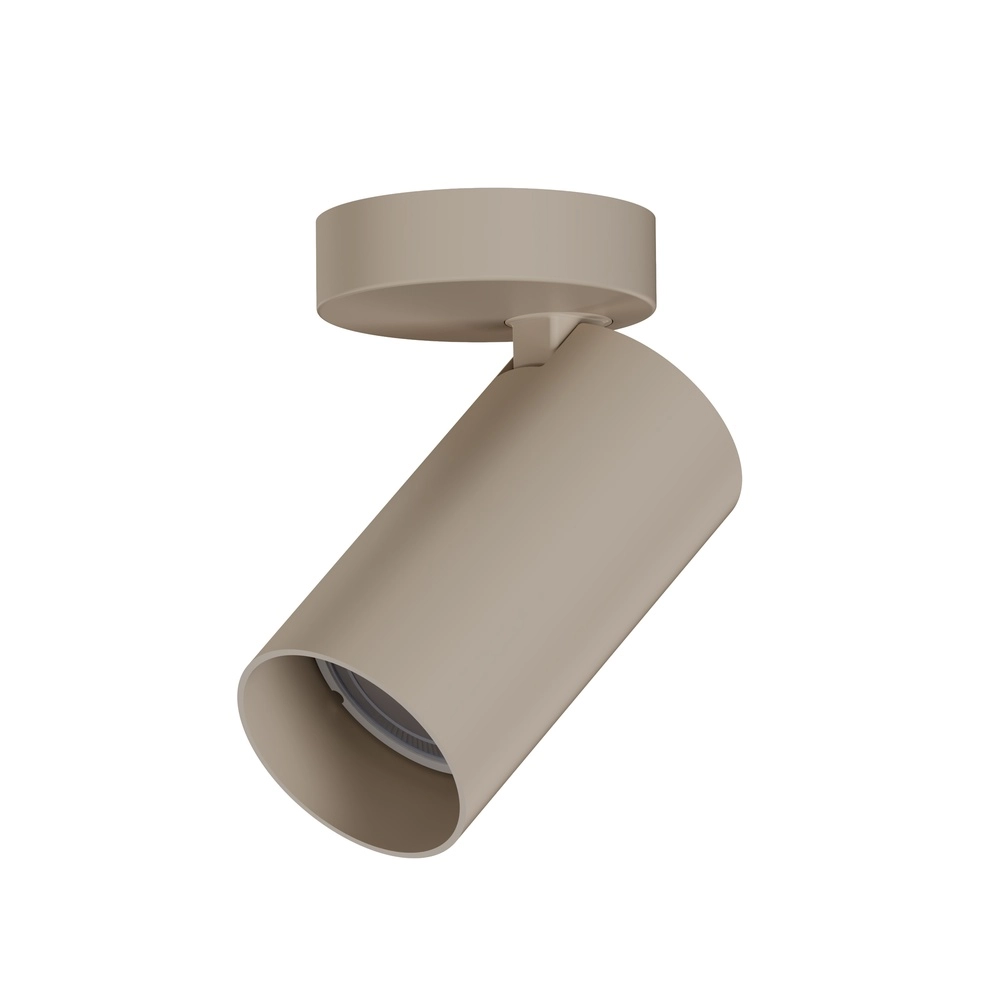 Opbouwspot Mono rond zand bruin Lyora 5903139125345