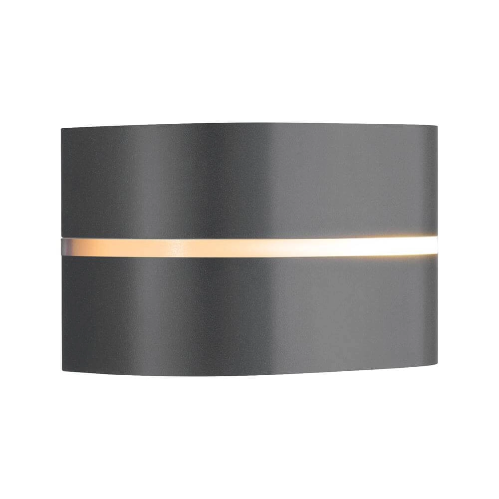 Strakke wandlamp Sibelis antraciet