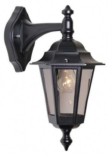 Classic wall lamp Berlusi Down black